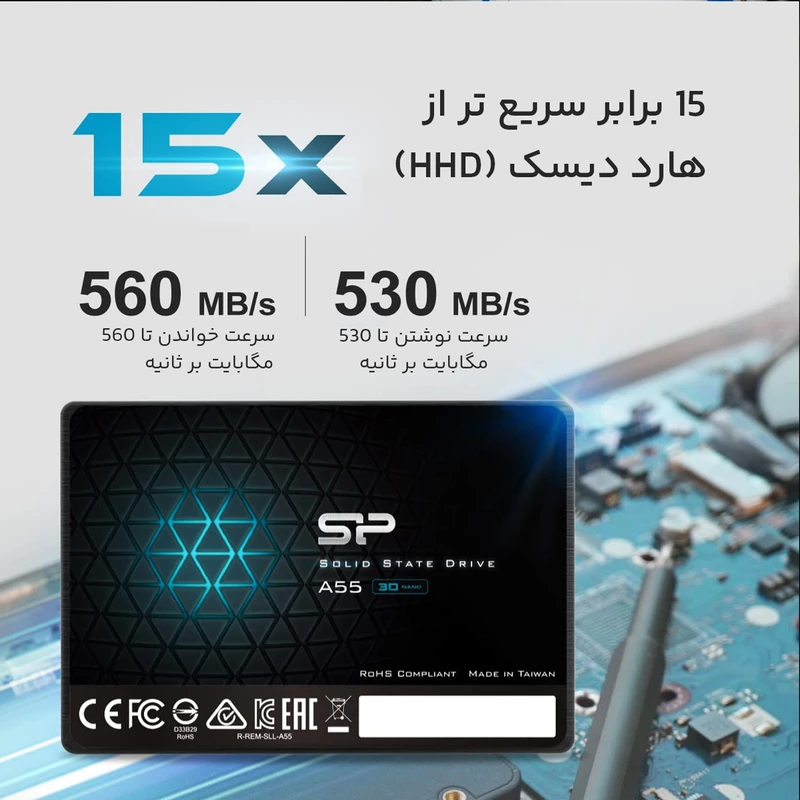 اس اس دی سیلیکون پاور مدل Ace A55 ظرفیت 128 گیگابایت - Image 3