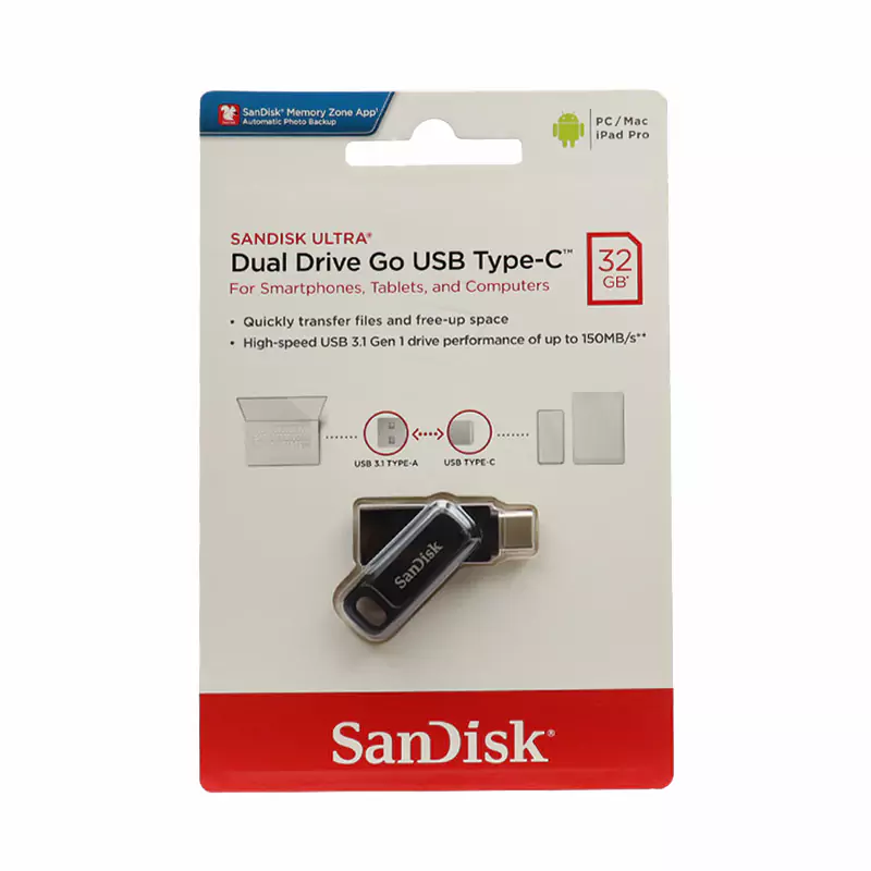 فلش مموری سن دیسک مدل Ultra Dual Drive Go ظرفیت 32 گیگابایت | SANDISK - Image 3