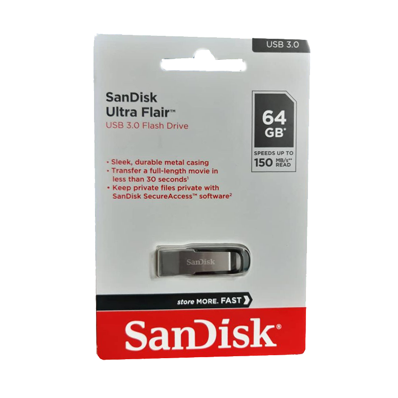 فلش مموری سن دیسک مدل Ultra Flair CZ73 ظرفیت 64 گیگابایت | SANDISK - Image 4
