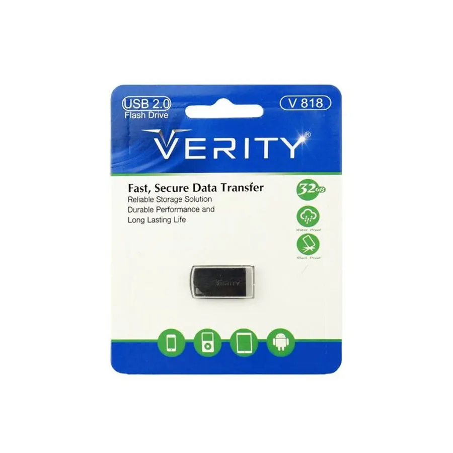 فلش وریتی مدل V818 USB2 ظرفیت 32گیگابایت ا Verity - Image 2
