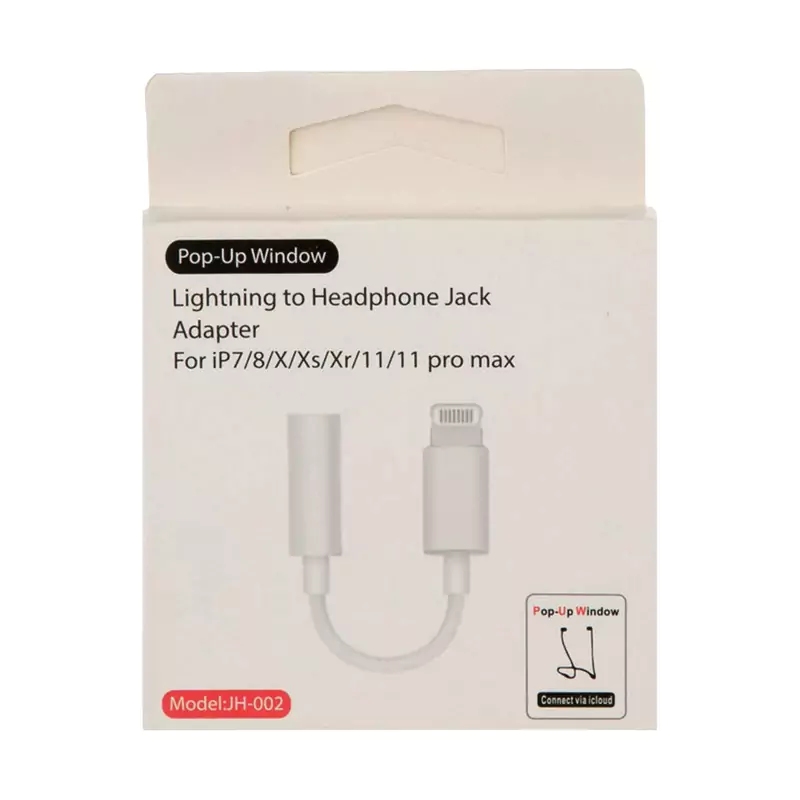 مبدل لایتنینگ به جک 3.5 میلی متری مدل JH-002 - Image 3