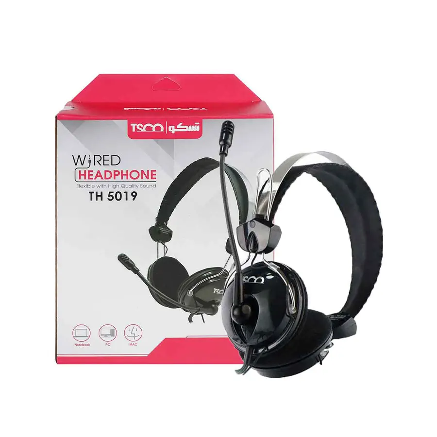 هدفون با سیم تسکو مدل TH 5019 ا TSCO - Image 4