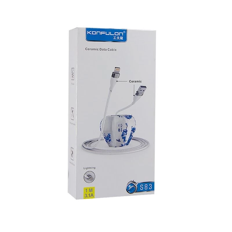 کابل تبدیل USB به لایتنینگ کانفلون مدل S83 طول 1 متر | KONFULON - Image 3