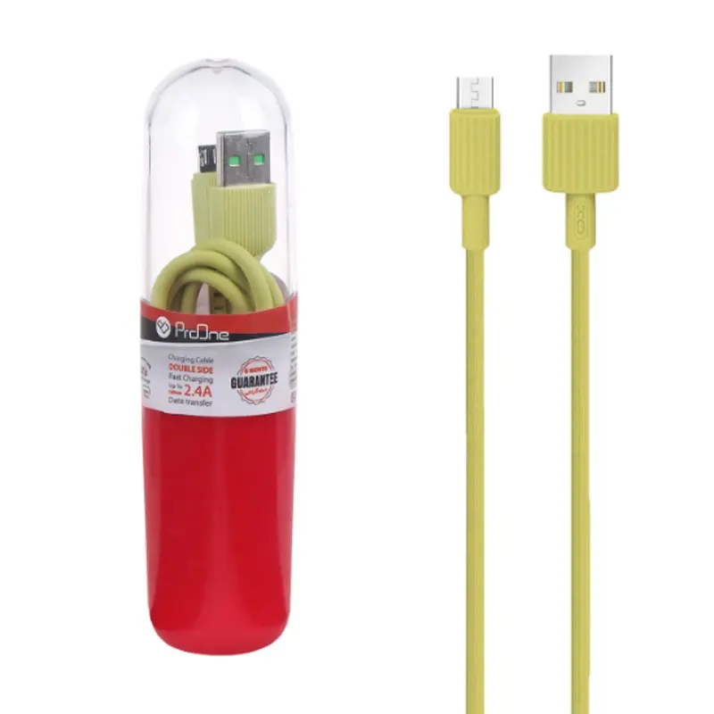کابل تبدیل USB به microUSB پرووان مدل PCC285 طول 1 متر | Proone - Image 2