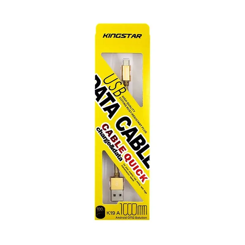 کابل تبدیل USB به microUSB کینگ استار مدل K19A طول 1 متر | Kingstar - Image 3