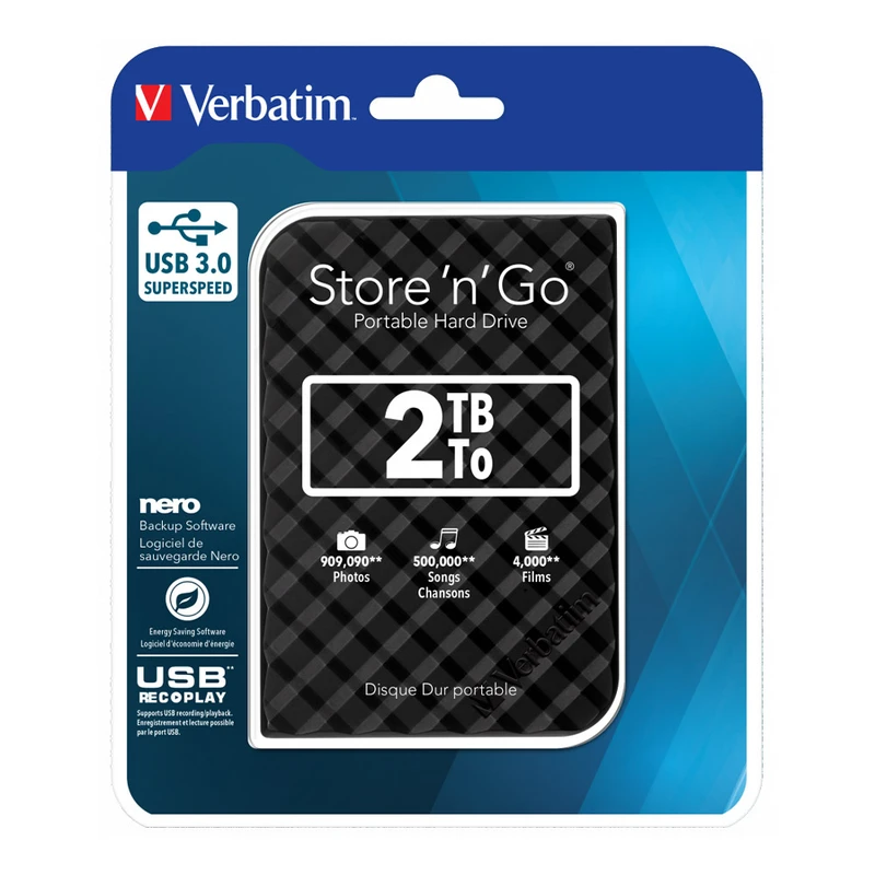 هارد اکسترنال ورباتیم مدل Store 'n' Go ظرفیت دو ترابایت - Image 3