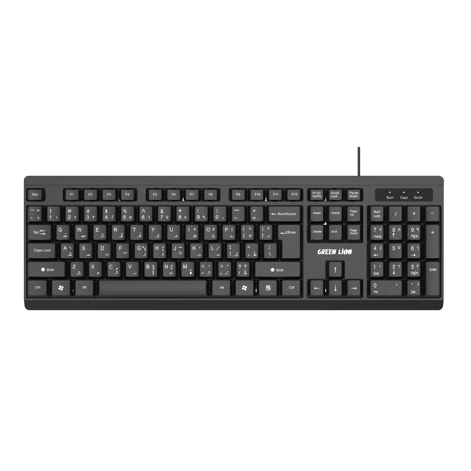 کیبورد و موس سیمی گرین لاین مدل GKM-100 - Image 4