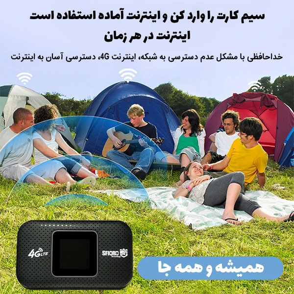 مودم 4G LTE قابل حمل اسفیورد M750 - Image 2