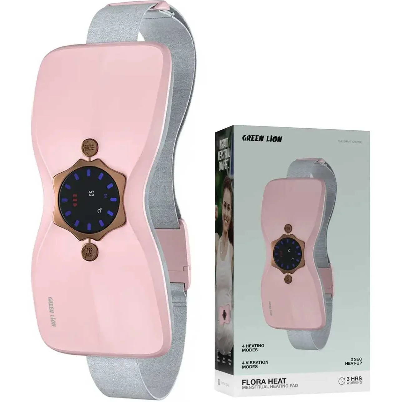 ماساژور شکم گرین لاین Flora Heat GL-MP25 GNFLRHTPDPK - Image 7