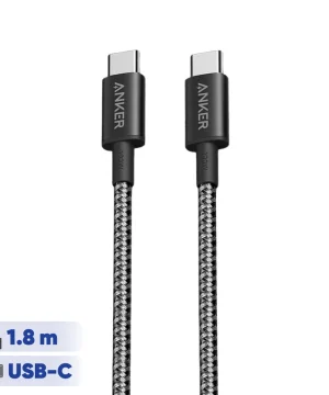 کابل تبدیل USB-C به USB-C انکر مدل Nylon A8753 طول 1.8 متر