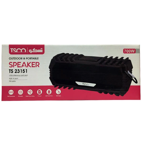 اسپیکر بلوتوثی قابل حمل تسکو مدل TS 23151 - Image 5