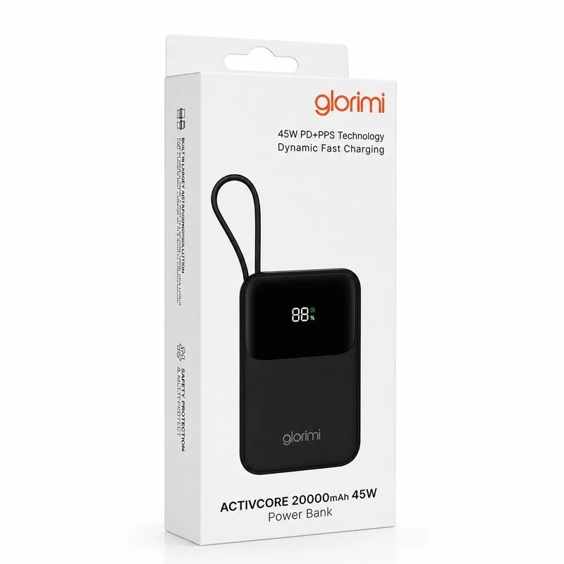 پاوربانک گلوریمی مدل ACTIVECORE با ظرفیت 20000mAh و توان 45W - Image 4