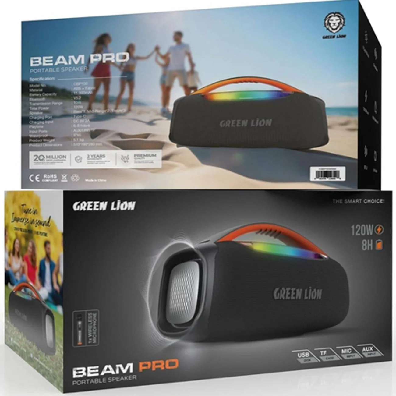 اسپیکر120W PRO BEAM GREEN - Image 3