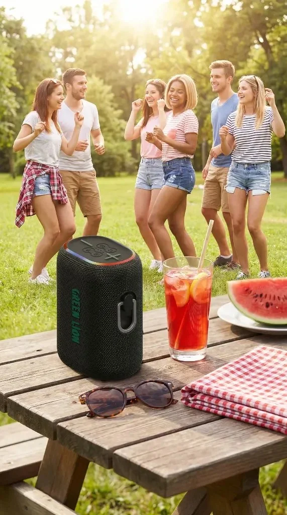 اسپیکر بلوتوثی گرین مدل Wave 10 با پاوربانک ۵۰۰۰ میلیآمپر - Image 4